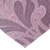 深いパープルアールヌーボー模様,シック,エレガントベル ロングテーブルランナー (コーナー)