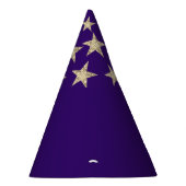 深いパープルシルバースターズウィザードパーティーハット パーティーハット (右)
