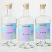 深いパープルソフトウィーディング物 リキュールボトルラベル (ボトル)