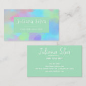 深いパープルソフト 名刺 (正面/裏面)