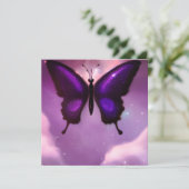 深いパープルバタフライカード (スタンド正面)