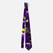 深いパープルパンジー、 ネクタイ (裏面)