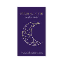 深いパープル金ゴールド天月サイキックヒーラー