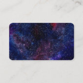深いパープル銀河の名刺 名刺 (裏面)