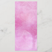 深いピンクウォーターカラー&マンダラ結婚ズメニュー メニュー (裏面)