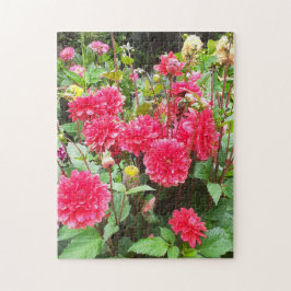 深いピンクダリアスジグソーパズル ジグソーパズル