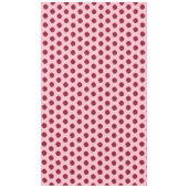 深いピンクダリアフラワーシームレスパターン テーブルクロス (正面)