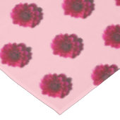 深いピンクダリアフラワーシームレスパターン テーブルクロス (アングル)