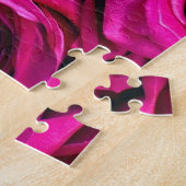 深いピンクローズ ジグソーパズル (側面)