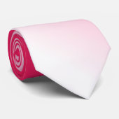 深いピンク白グラデーション ネクタイ (ロール)