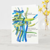 深いピースウォーターカラーアイ賛美ルランドズノテカール カード (黄色い花)