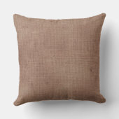 深いフェイクレッドリネン クッション (裏面)