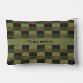 深いフォレストの色の組み合わせ アクセサリーポーチ