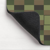 深いフォレストの色の組み合わせ マウスパッド (コーナー)