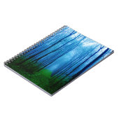 深いフォレストグリーン ノートブック (左側)