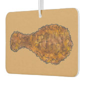 深いフライドチキン脚ドラムスティックグルメソウルフード カーエアーフレッシュナー (左)