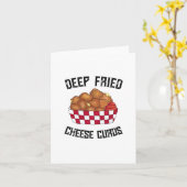 深いフライドチーズカーズミネソタウィスコンシン食品 カード (黄色い花)