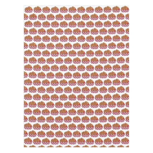 深いフライドチーズカーズミネソタウィスコンシン食品 テーブルクロス (正面)