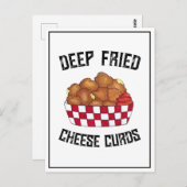 深いフライドチーズカーズミネソタウィスコンシン食品 ポストカード (正面/裏面)