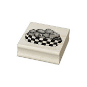 深いフライドチーズカーズミネソタウィスコンシン食品 ラバースタンプ (スタンプ)