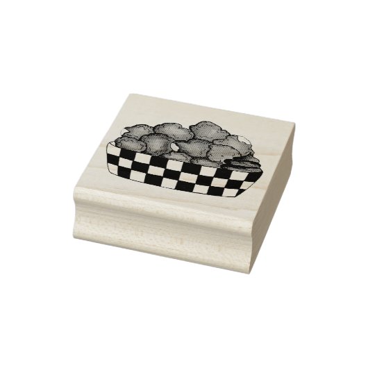 深いフライドチーズカーズミネソタウィスコンシン食品 ラバースタンプ (スタンプ)