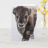 "深いフリーズ"ホリデーカード カード (黄色い花)