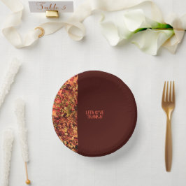 深いブラウン離れズハッピー感謝祭与え感謝していを与える ペーパーボウル