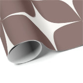 深いブルガンディミッドセンチュリーモダンボエレガントホ ラッピングペーパー (ロールコーナー)