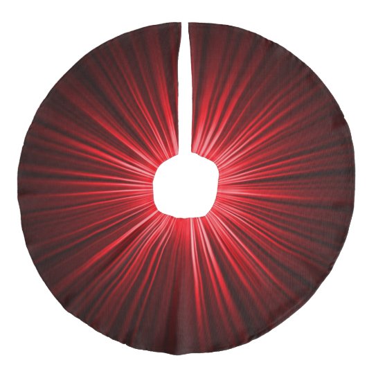 深いブルゴーニュワインレッドクリスマスツリースカート フェイクリネンツリースカート (正面)