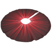 深いブルゴーニュワインレッドクリスマスツリースカート フェイクリネンツリースカート (アングル)