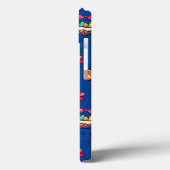 深いブルーイースターパターン電話ケース Case-Mate iPhoneケース (裏面 / 左)