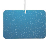 深いブルーウォーターと小さな泡 カーエアーフレッシュナー (正面)