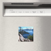 深いブルークレーターレイクオレゴンUSAトラベルマグネット マグネット (インサイチュ (食洗機))