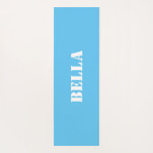 深いブルーシーコラルズヨガマット ヨガマット (裏面)