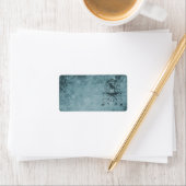 深いブルースチームパンクバードケージ住所 シール (インサイチュ)