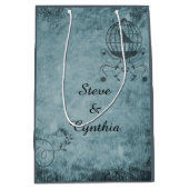 深いブルースチームパンクバードケージ抱き枕 ミディアムペーパーバッグ (正面)