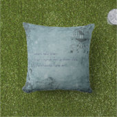 深いブルースチームパンクバードケージ アウトドアクッション (芝生)