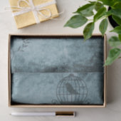 深いブルースチームパンクバードケ動揺してージ 薄葉紙 (ギフト)