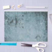 深いブルースチームパンクバードケ動揺してージ 薄葉紙 (クラフト)