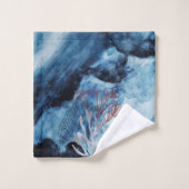 深いブルーデプスオブザシー バスタオルセット (ウォッシュタオル)