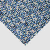 深いブループレーリ伝統メダリオン 薄葉紙 (詳細)