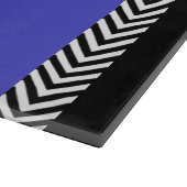 深いブルー強化ガラス切断板 カッティングボード (角)