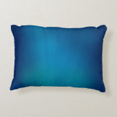 深いブルー水中グロー アクセントクッション (裏面)