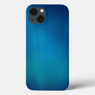 深いブルー水中グロー iPhone 13ケース