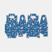 深いブルー海クラゲ模様 フェイバーボックス (折り畳みなし)