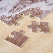 深いブルー海波 ジグソーパズル (側面)