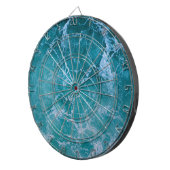 深いブルー海波 ダーツボード (正面右)