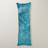 深いブルー海波 ボディピロー (裏面 (縦))