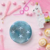 深いブルー結婚シー ペーパーボウル (パーティー)