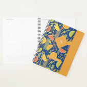 深いブルー80の柑橘類フルーツスライス プランナー手帳 (ディスプレー)